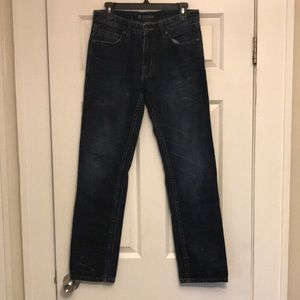 Black Premium low rise slim straight jeans size 30/32